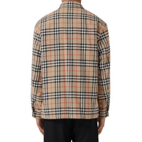 Surchemise en laine et coton à motif Vintage check - Archive Beige Check