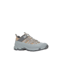 Sneakers Arthur en cuir velours à motif check - White & Grey