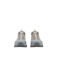 Sneakers Arthur en cuir velours à motif check - White & Grey