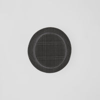 Bob en laine et cachemire à motif check - Charcoal Grey