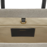 Sac cabas Freya en toile et cuir - Black & Black