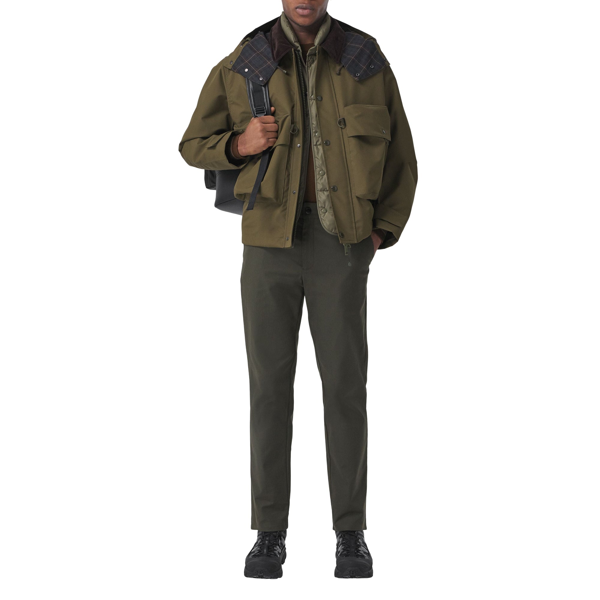 Pantalon de costume 7/8 - Military Green