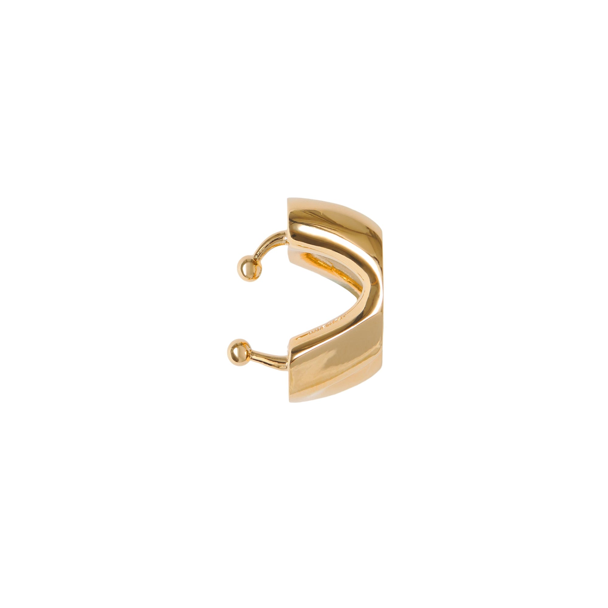 Manchette d'oreille à maillon plaquée or - Light Gold