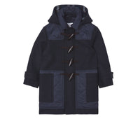 Duffle-coat en laine matelassé - Navy