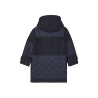 Duffle-coat en laine matelassé - Navy