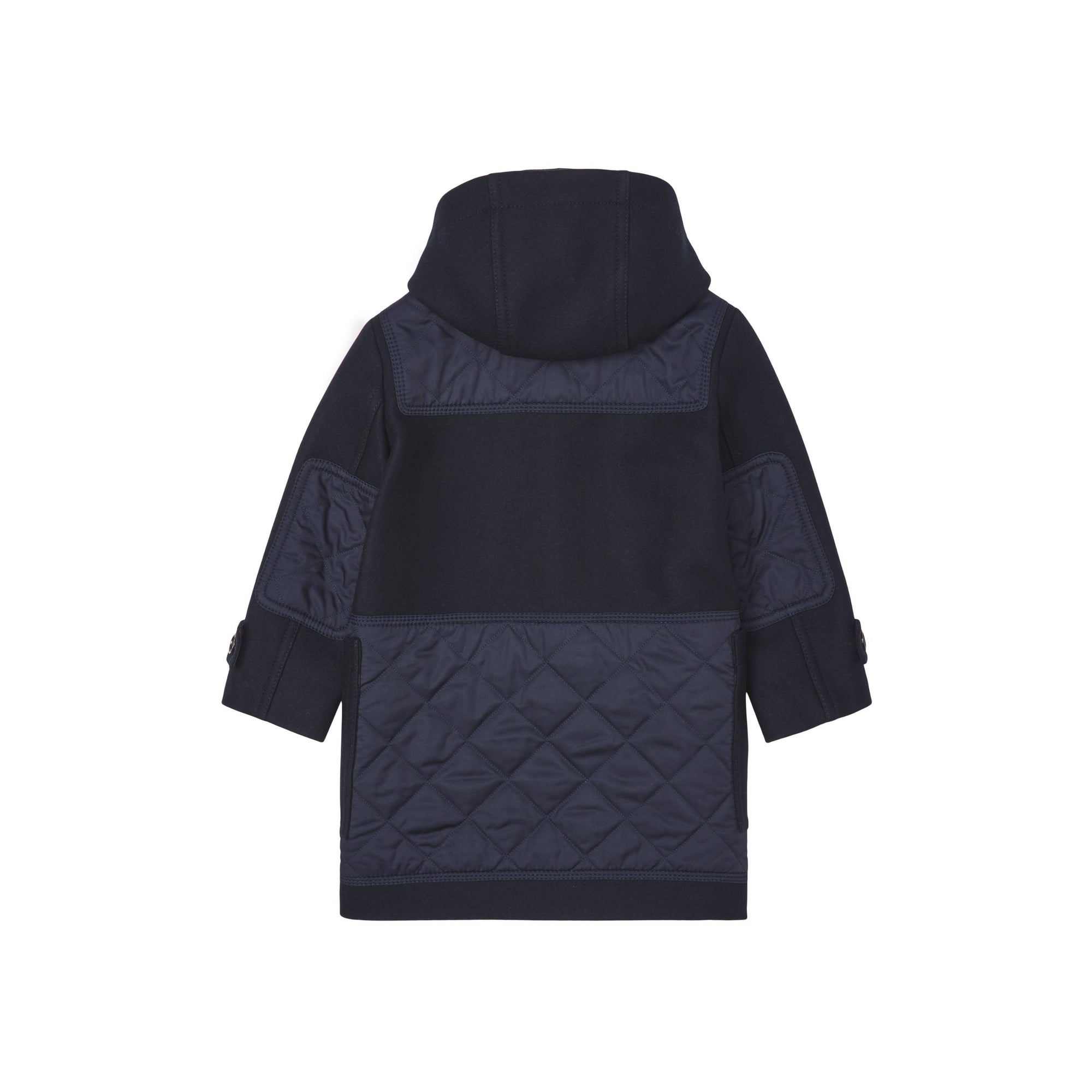 Duffle-coat en laine matelassé - Navy