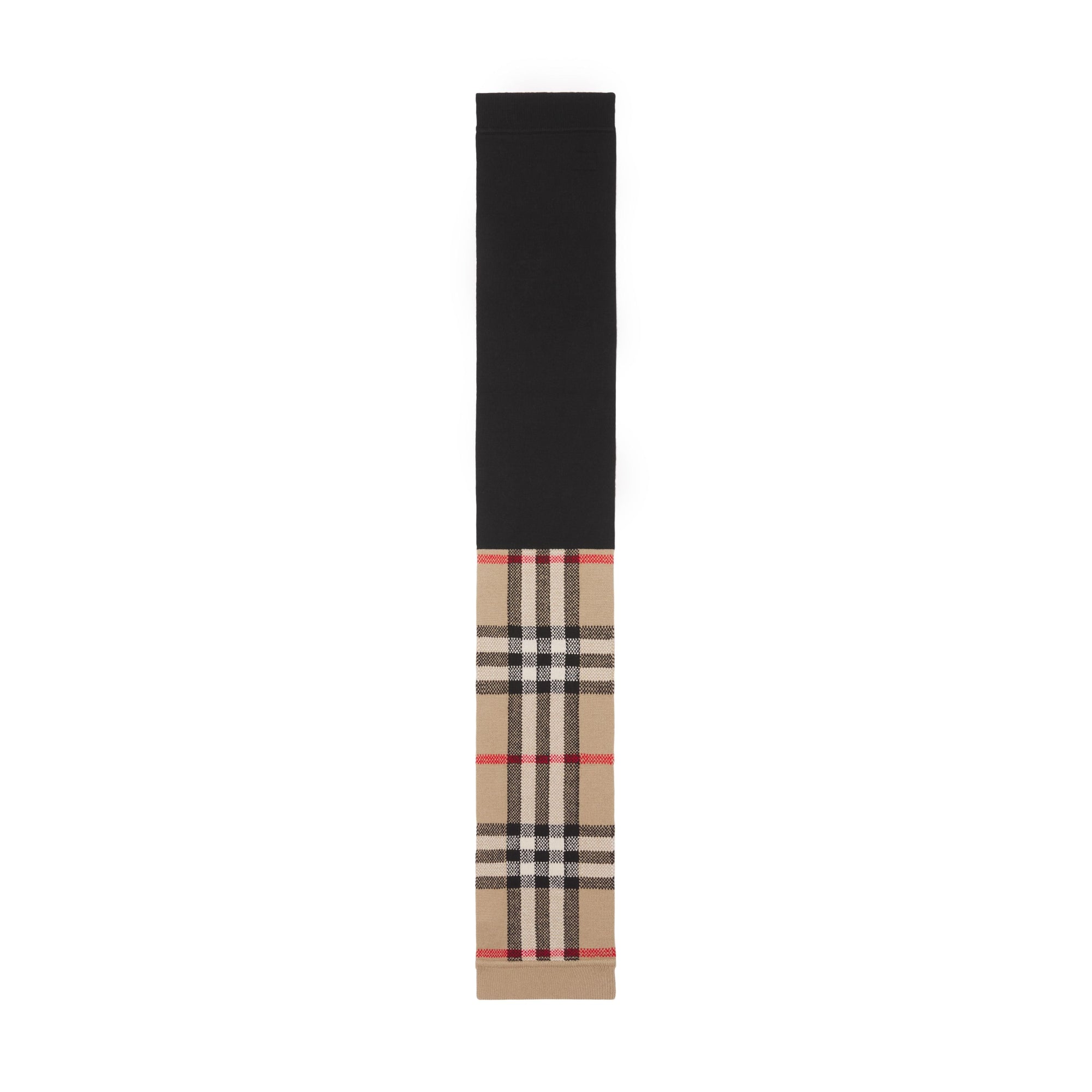 Écharpe en laine et cachemire mélangés Vintage Check - Archive Beige Check