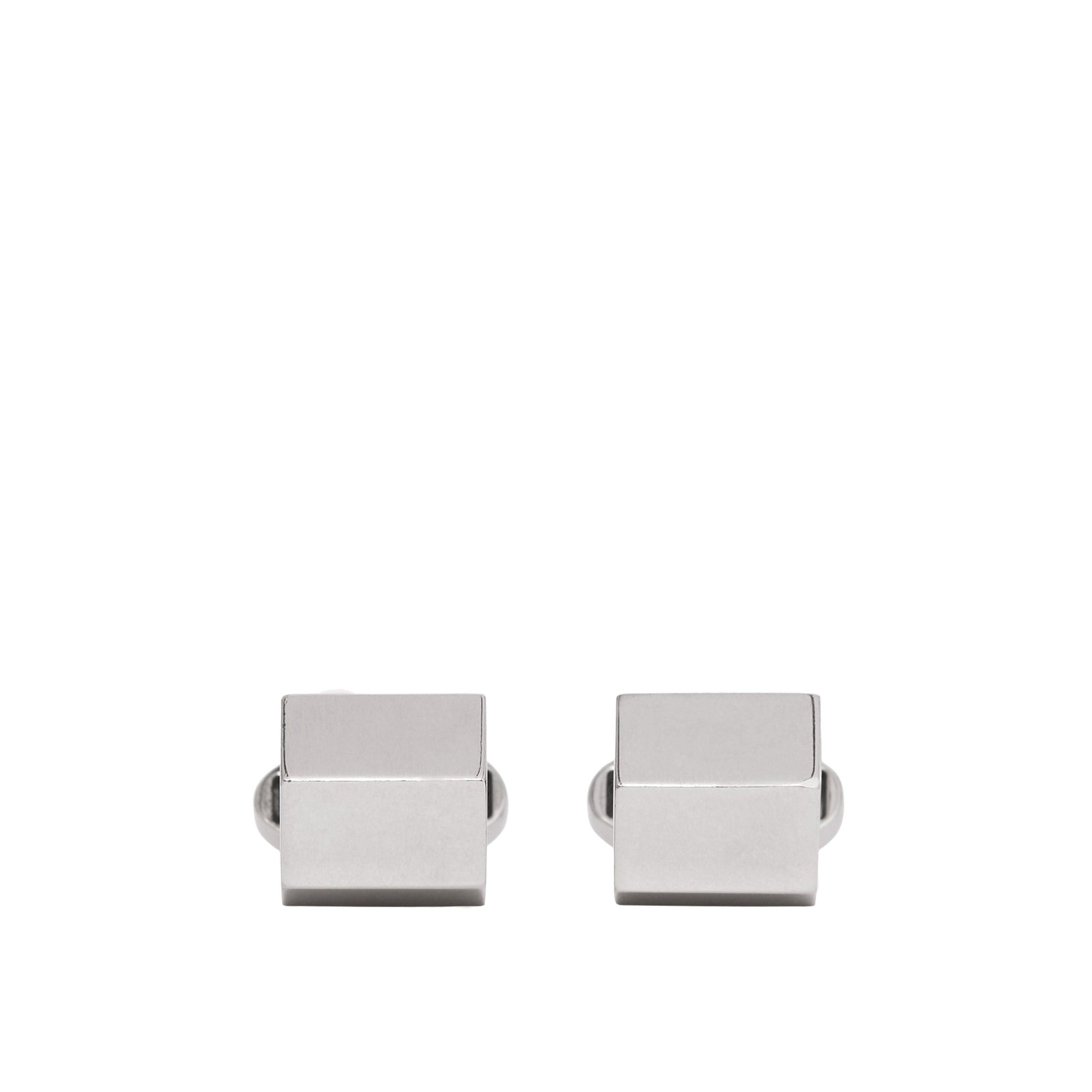 Boutons de manchette plaqués en forme d'écrou - Palladio & Dark Brass
