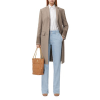 Jean droit en denim délavé - Light Indigo