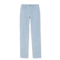 Jean droit en denim délavé - Light Indigo