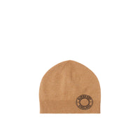Bonnet en cachemire mélangé à logo - Camel