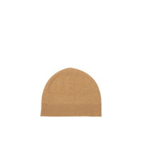Bonnet en cachemire mélangé à logo - Camel
