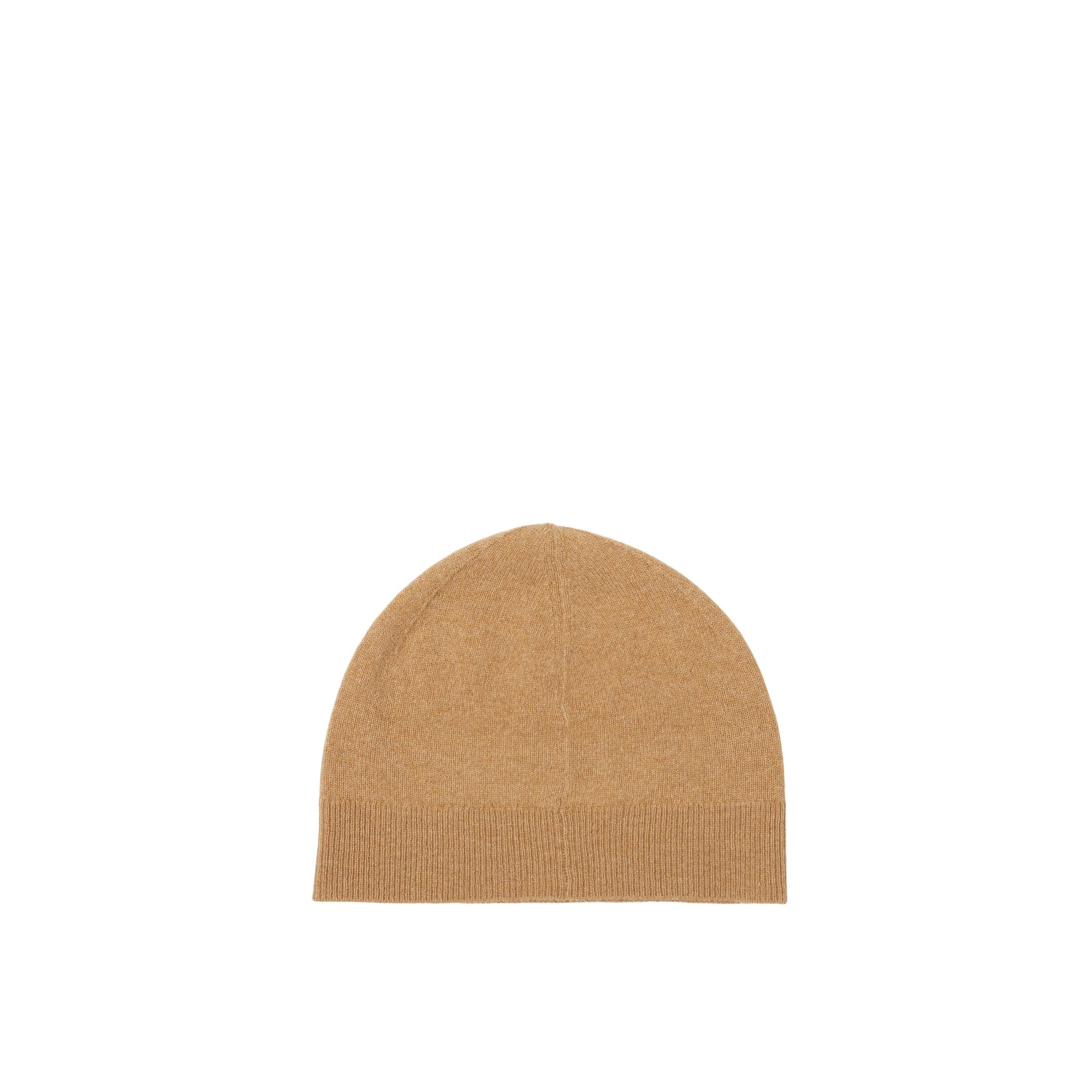 Bonnet en cachemire mélangé à logo - Camel