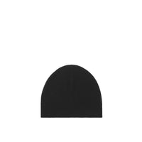 Bonnet en cachemire mélangé à logo - Black