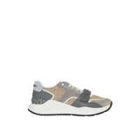 Sneakers à motif check en cuir - Archive Beige & Grey