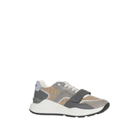 Sneakers à motif check en cuir - Archive Beige & Grey