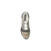 Sneakers à motif check en cuir - Archive Beige & Grey