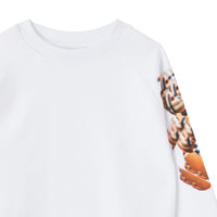 Sweat-shirt à imprimé Thomas Bear - White