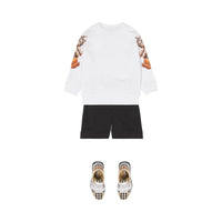 Sweat-shirt à imprimé Thomas Bear - White