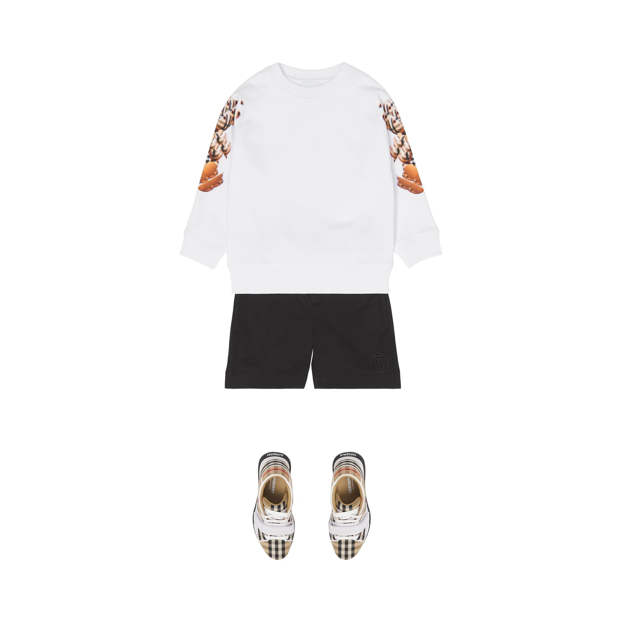 Sweat-shirt à imprimé Thomas Bear - White
