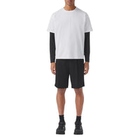 T-shirt oversize en coton à coordonnées - White