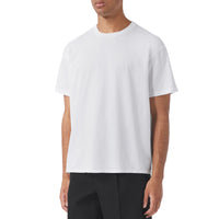 T-shirt oversize en coton à coordonnées - White