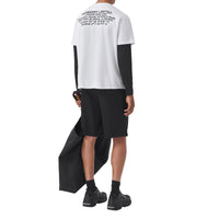 T-shirt oversize en coton à coordonnées - White