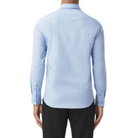 Chemise slim à motif monogramme - Soft Cornflower Blue