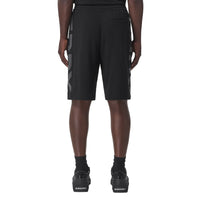 Short en coton à logo - Black