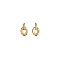 Boucles d'oreilles à découpe plaquées or - Light Gold