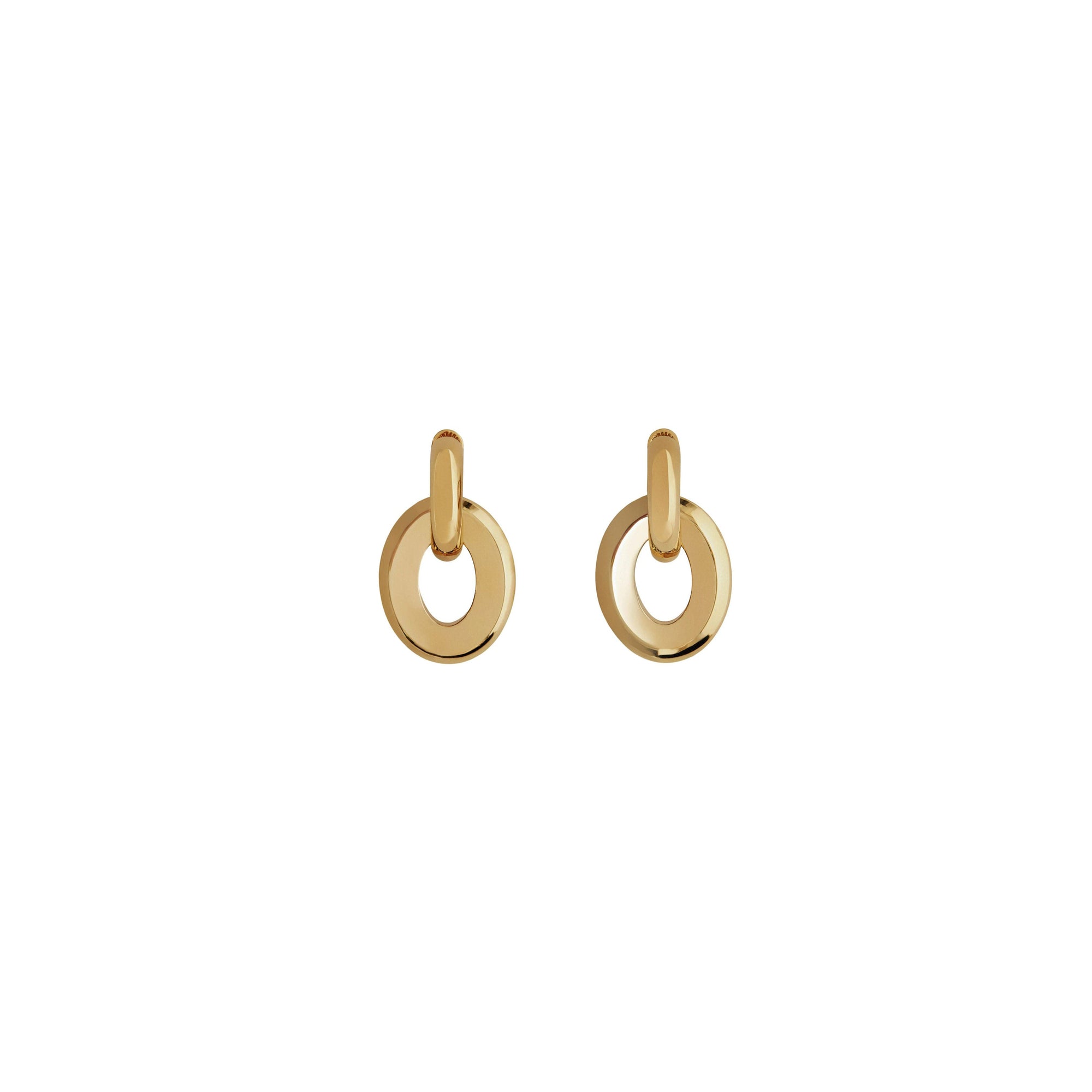 Boucles d'oreilles à découpe plaquées or - Light Gold