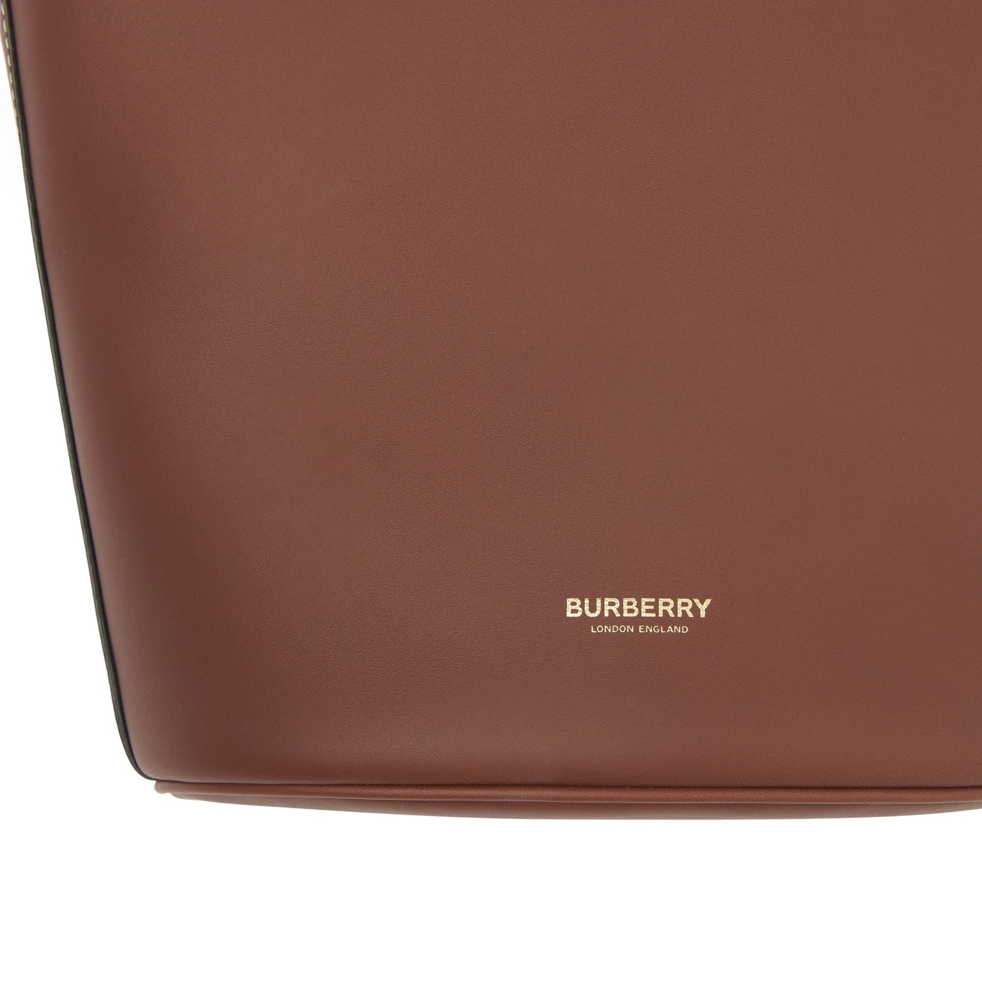 Petit sac seau Pocket en cuir - Tan