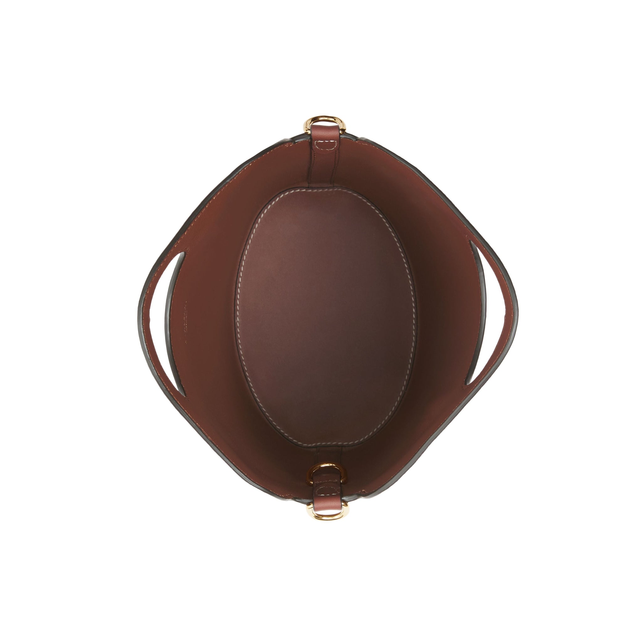 Petit sac seau Pocket en cuir - Tan