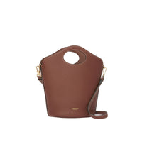 Petit sac seau Pocket en cuir - Tan
