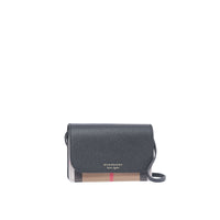 Petit sac à bandoulière à motif House check - Black