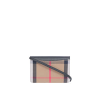 Petit sac à bandoulière à motif House check - Black
