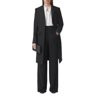 Pantalon ample sur mesure en viscose - Black