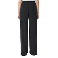 Pantalon ample sur mesure en viscose - Black