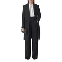 Pantalon ample sur mesure en viscose - Black