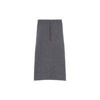 Jupe sur mesure en cachemire et coton mélangés - Storm Grey Melange