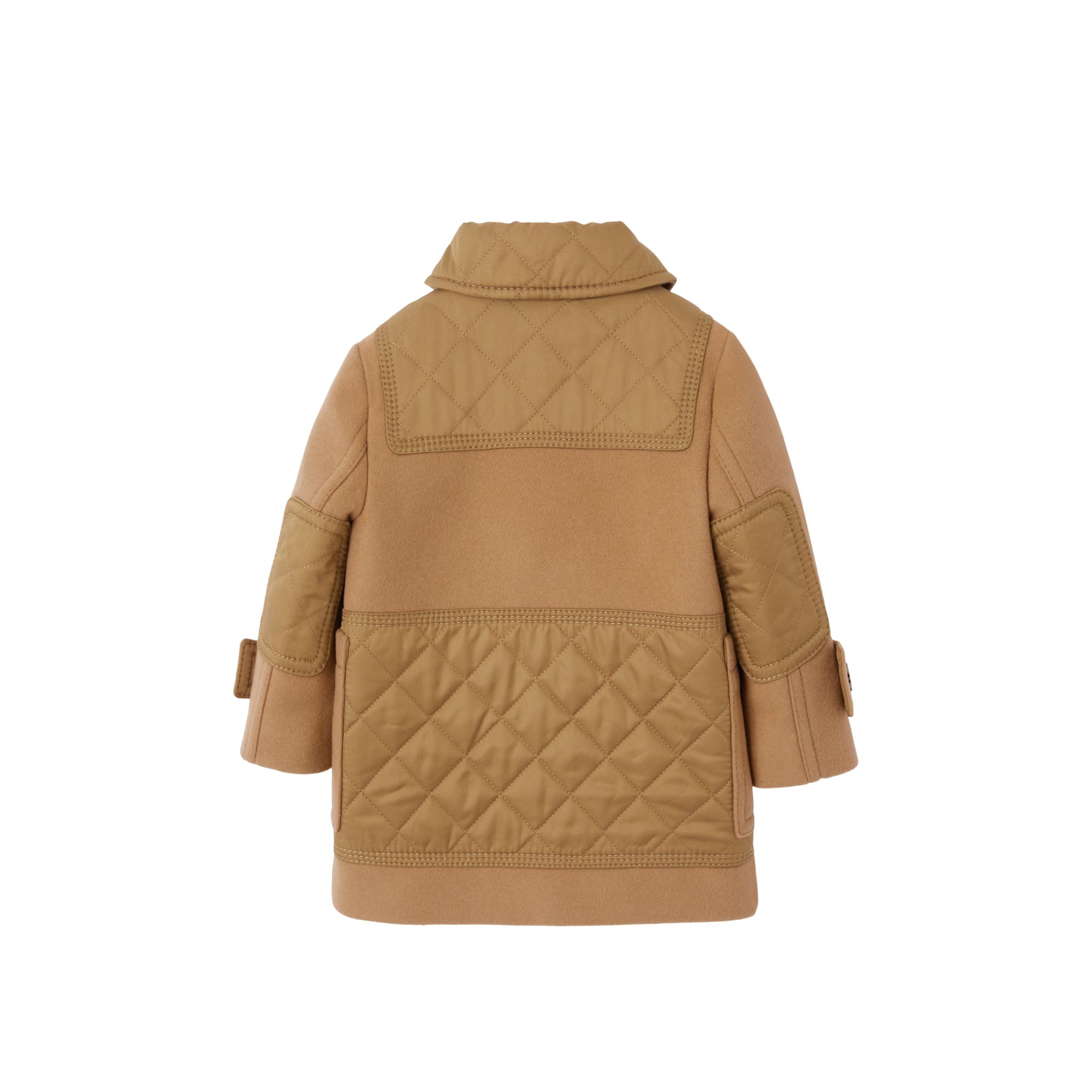 Duffle-coat pour bébé en laine matelassé - Timber Brown