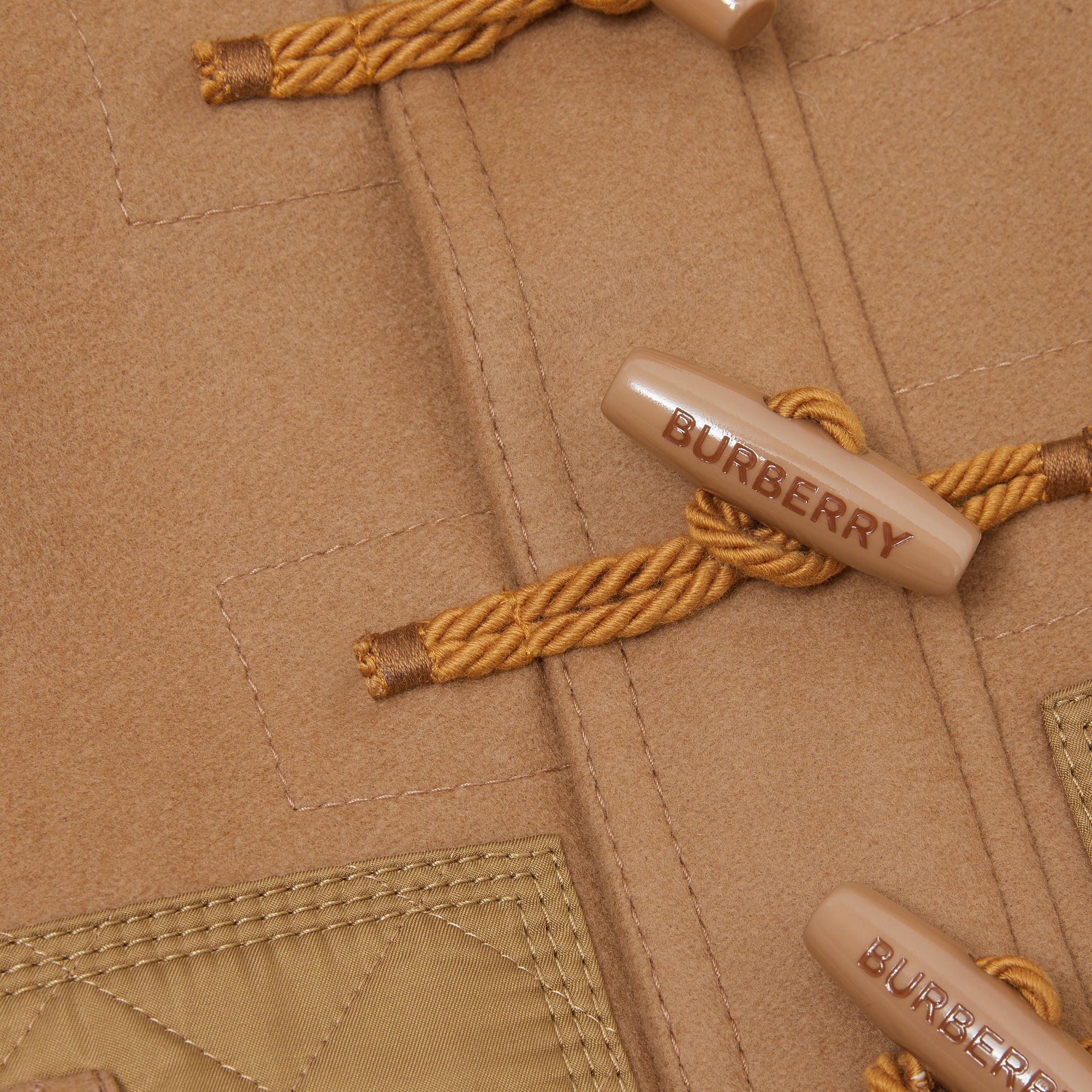 Duffle-coat pour enfant en laine matelassé - Timber Brown