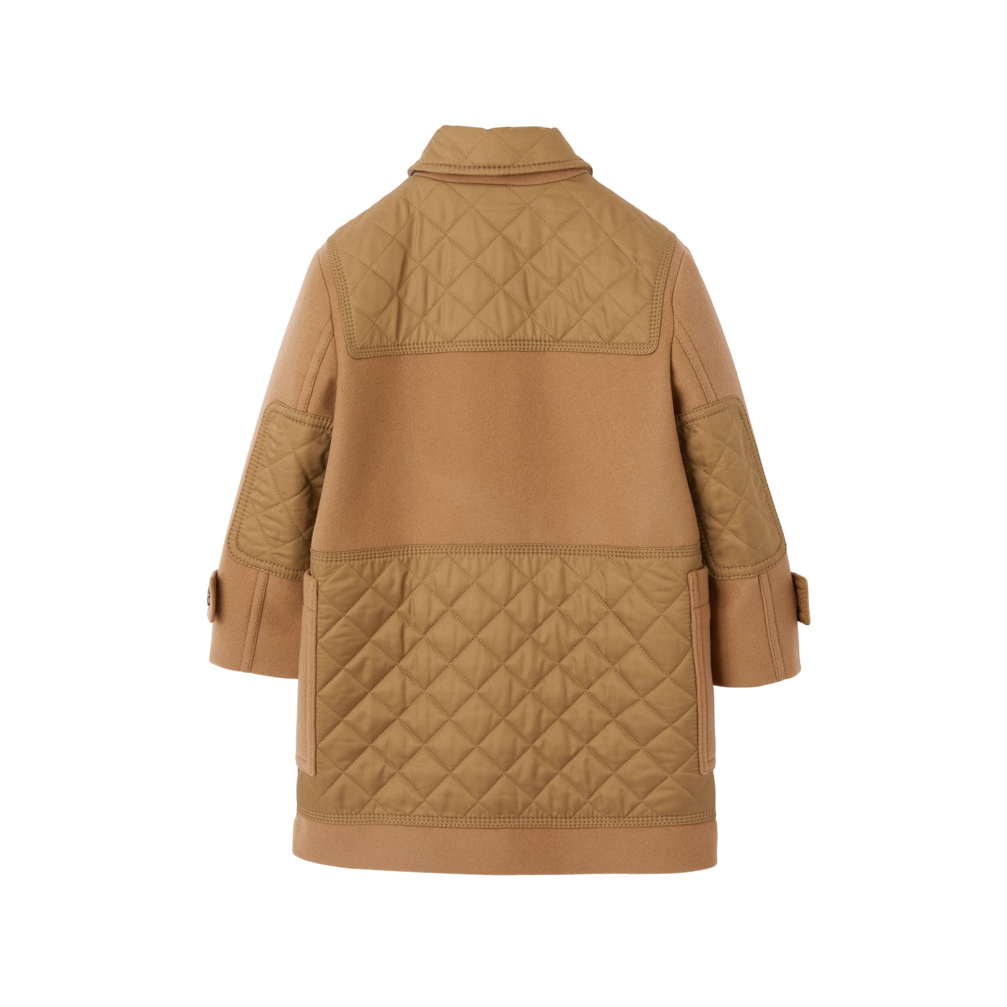 Duffle-coat pour enfant en laine matelassé - Timber Brown