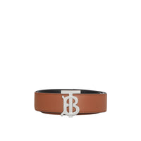 Ceinture TB réversible en cuir - Malt Brown & Black