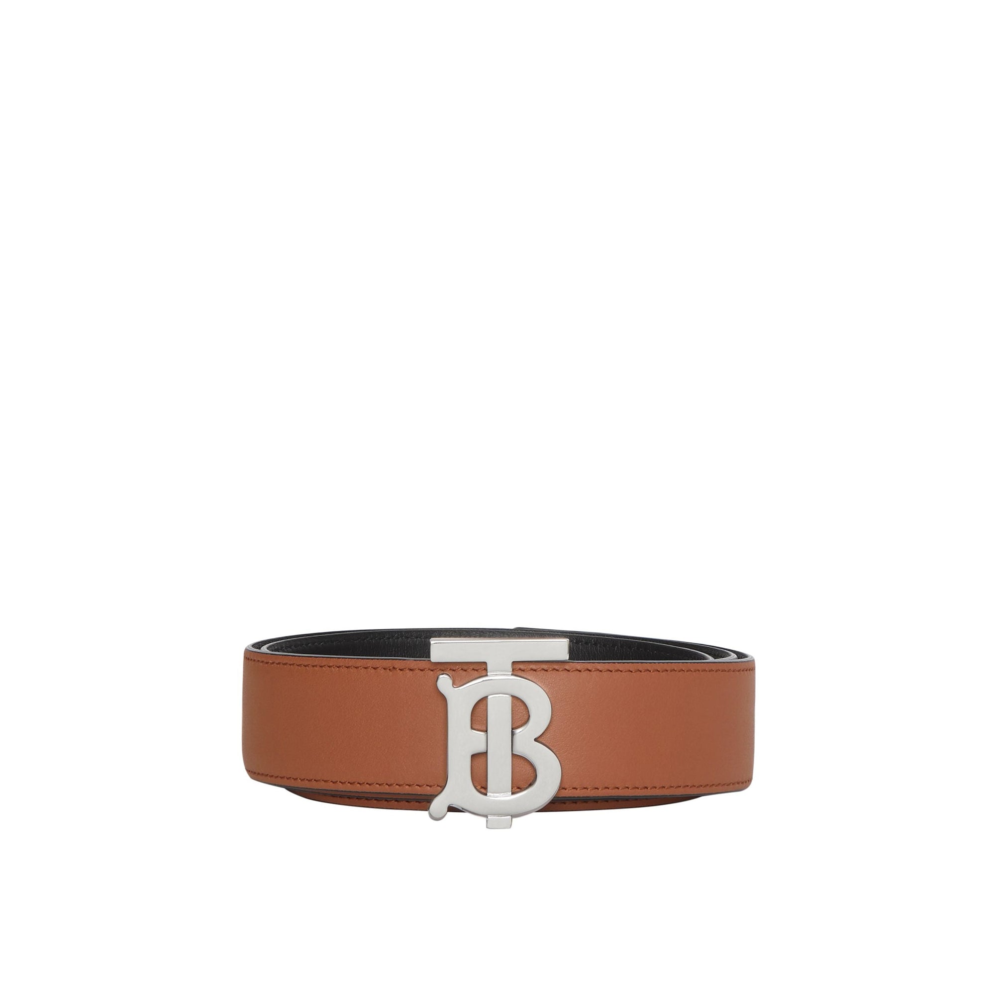 Ceinture TB réversible en cuir - Malt Brown & Black