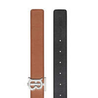 Ceinture TB réversible en cuir - Malt Brown & Black