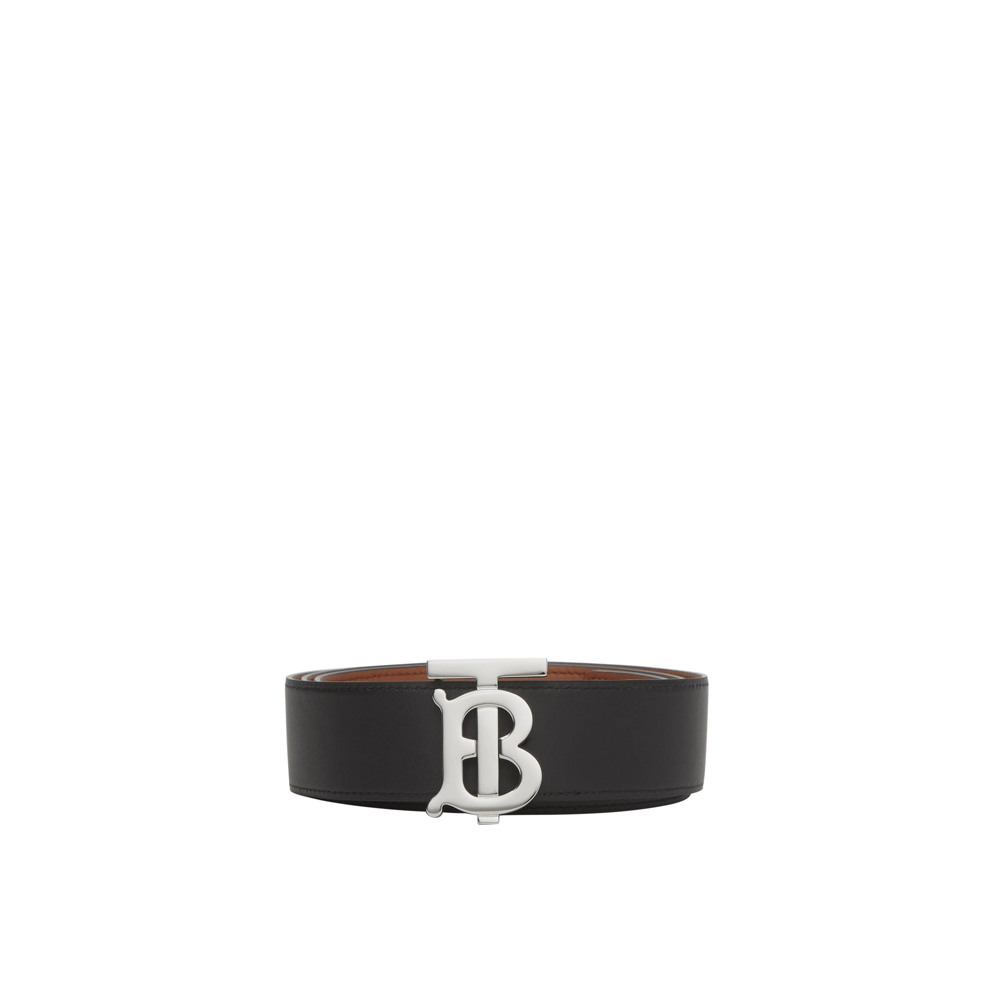 Ceinture TB réversible en cuir - Malt Brown & Black