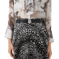 Ceinture en cuir Monogram - Black & Palladiom
