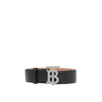 Ceinture en cuir Monogram - Black & Palladiom