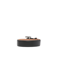 Ceinture en cuir Monogram - Black & Palladiom